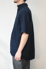 画像15: TENDER Co. (テンダー) Type 469 Short Sleeve Flipped Collar Shirt [AIRBAG CAMBRIC/HADAL BLUE] (15)