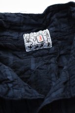 画像4: TENDER Co. (テンダー) Type 469 Short Sleeve Flipped Collar Shirt [AIRBAG CAMBRIC/HADAL BLUE] (4)