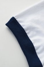 画像13: Augusta Sportswear (オーガスタスポーツウェア) 50/50 Ringer T-Shirt [WHITE/NAVY] (13)