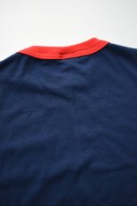 画像16: Augusta Sportswear (オーガスタスポーツウェア) 50/50 Ringer T-Shirt [NAVY/RED] (16)