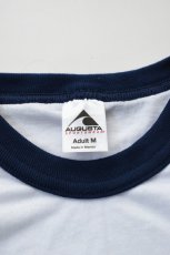 画像11: Augusta Sportswear (オーガスタスポーツウェア) 50/50 Ringer T-Shirt [WHITE/NAVY] (11)