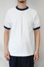 画像3: Augusta Sportswear (オーガスタスポーツウェア) 50/50 Ringer T-Shirt [WHITE/NAVY] (3)