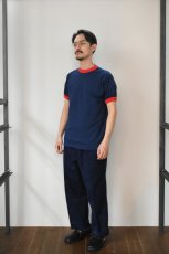 画像7: Augusta Sportswear (オーガスタスポーツウェア) 50/50 Ringer T-Shirt [NAVY/RED] (7)