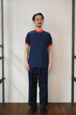 画像6: Augusta Sportswear (オーガスタスポーツウェア) 50/50 Ringer T-Shirt [NAVY/RED] (6)