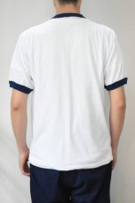 画像5: Augusta Sportswear (オーガスタスポーツウェア) 50/50 Ringer T-Shirt [WHITE/NAVY] (5)