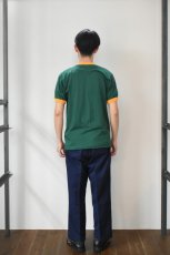 画像9: Augusta Sportswear (オーガスタスポーツウェア) 50/50 Ringer T-Shirt [DARK GREEN/GOLD] (9)