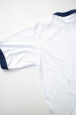 画像17: Augusta Sportswear (オーガスタスポーツウェア) 50/50 Ringer T-Shirt [WHITE/NAVY] (17)