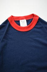 画像10: Augusta Sportswear (オーガスタスポーツウェア) 50/50 Ringer T-Shirt [NAVY/RED] (10)