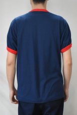 画像5: Augusta Sportswear (オーガスタスポーツウェア) 50/50 Ringer T-Shirt [NAVY/RED] (5)