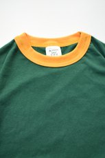 画像10: Augusta Sportswear (オーガスタスポーツウェア) 50/50 Ringer T-Shirt [DARK GREEN/GOLD] (10)