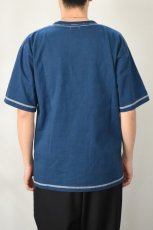 画像5: jawandi (ジャワンディ) S/S HAND DRAWN POCKET TEE DYE [WOLF] (5)