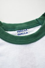 画像11: WALLA WALLA SPORT (ワラワラスポーツ) 3/4 BASEBALL TEE 2-TONE [WHITE/GRASS] (11)