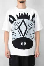 画像3: jawandi (ジャワンディ) S/S HAND DRAWN POCKET TEE [ZEBRA] (3)
