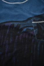 画像11: jawandi (ジャワンディ) S/S HAND DRAWN POCKET TEE DYE [WOLF] (11)