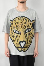 画像3: jawandi (ジャワンディ) S/S HAND DRAWN POCKET TEE DYE [LEOPARD] (3)