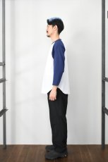 画像8: WALLA WALLA SPORT (ワラワラスポーツ) 3/4 BASEBALL TEE 2-TONE [WHITE/NAVY] (8)