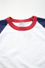 画像10: WALLA WALLA SPORT (ワラワラスポーツ) 3/4 BASEBALL TEE 3-TONE [NAVY/CARDINAL] (10)