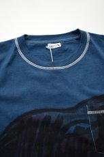 画像12: jawandi (ジャワンディ) S/S HAND DRAWN POCKET TEE DYE [WOLF] (12)