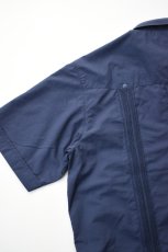 画像20: BURLAP OUTFITTER (バーラップアウトフィッター) S/S GUAYABERA SHIRT [DEEP NAVY] (20)