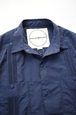 画像11: BURLAP OUTFITTER (バーラップアウトフィッター) S/S GUAYABERA SHIRT [DEEP NAVY] (11)