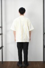 画像9: BURLAP OUTFITTER (バーラップアウトフィッター) S/S GUAYABERA SHIRT [OFF WHITE] (9)