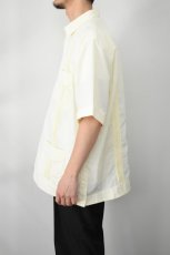 画像4: BURLAP OUTFITTER (バーラップアウトフィッター) S/S GUAYABERA SHIRT [OFF WHITE] (4)