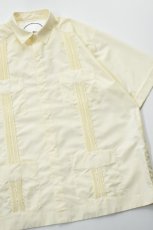 画像14: BURLAP OUTFITTER (バーラップアウトフィッター) S/S GUAYABERA SHIRT [OFF WHITE] (14)
