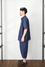 画像8: BURLAP OUTFITTER (バーラップアウトフィッター) S/S GUAYABERA SHIRT [DEEP NAVY] (8)