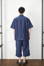 画像9: BURLAP OUTFITTER (バーラップアウトフィッター) 3/4 TRACK PANT [DEEP NAVY] (9)