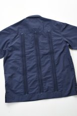 画像18: BURLAP OUTFITTER (バーラップアウトフィッター) S/S GUAYABERA SHIRT [DEEP NAVY] (18)