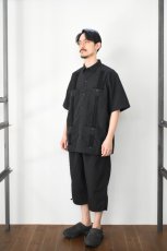 画像7: BURLAP OUTFITTER (バーラップアウトフィッター) S/S GUAYABERA SHIRT [BLACK] (7)