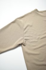 画像19: AXESQUIN -modified- (アクシーズクインモディファイド) QD ECO WAFFLE FOOTBALL TEE [LT.BEIGE] (19)