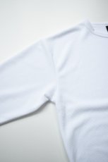 画像12: AXESQUIN -modified- (アクシーズクインモディファイド) QD ECO WAFFLE FOOTBALL TEE [WHITE] (12)