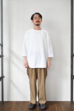 画像6: AXESQUIN -modified- (アクシーズクインモディファイド) QD ECO WAFFLE FOOTBALL TEE [WHITE] (6)