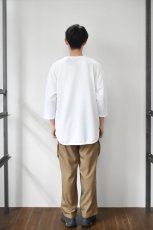 画像9: AXESQUIN -modified- (アクシーズクインモディファイド) QD ECO WAFFLE FOOTBALL TEE [WHITE] (9)