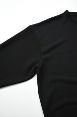 画像12: AXESQUIN -modified- (アクシーズクインモディファイド) QD ECO WAFFLE FOOTBALL TEE [BLACK] (12)