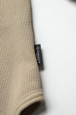 画像14: AXESQUIN -modified- (アクシーズクインモディファイド) QD ECO WAFFLE FOOTBALL TEE [LT.BEIGE] (14)
