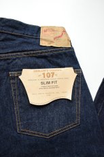 画像2: orslow (オアスロウ) 107 IVY FIT SELVEDGE DENIM [ONE WASH] (2)