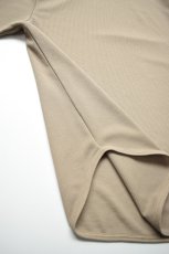 画像15: AXESQUIN -modified- (アクシーズクインモディファイド) QD ECO WAFFLE FOOTBALL TEE [LT.BEIGE] (15)