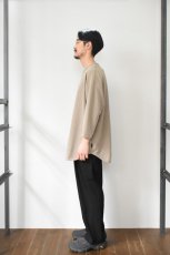 画像8: AXESQUIN -modified- (アクシーズクインモディファイド) QD ECO WAFFLE FOOTBALL TEE [LT.BEIGE] (8)