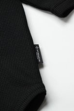 画像14: AXESQUIN -modified- (アクシーズクインモディファイド) QD ECO WAFFLE FOOTBALL TEE [BLACK] (14)