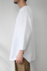 画像4: AXESQUIN -modified- (アクシーズクインモディファイド) QD ECO WAFFLE FOOTBALL TEE [WHITE] (4)