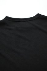 画像18: AXESQUIN -modified- (アクシーズクインモディファイド) QD ECO WAFFLE FOOTBALL TEE [BLACK] (18)
