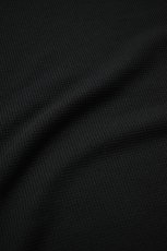 画像17: AXESQUIN -modified- (アクシーズクインモディファイド) QD ECO WAFFLE FOOTBALL TEE [BLACK] (17)