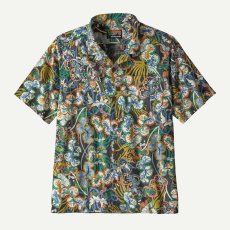 画像1: patagonia (パタゴニア) メンズ・タイダル・スレッズ・キャンプ・シャツ [UNDERSEA/INK BLACK] (1)