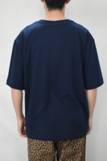 画像5: mocT (モクティー) BD JERSEY CREW NECK S/S TEE [NAVY] (5)