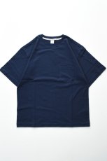 画像2: mocT (モクティー) BD JERSEY CREW NECK S/S TEE [NAVY] (2)