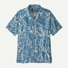 画像1: patagonia (パタゴニア) メンズ・タイダル・スレッズ・キャンプ・シャツ [BEES AND FLOWERS/STILL BLUE] (1)