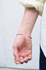 画像11: Ericka Nicolas Begay (エリッカニコラスビゲイ) Triangle Plain Bangle (11)