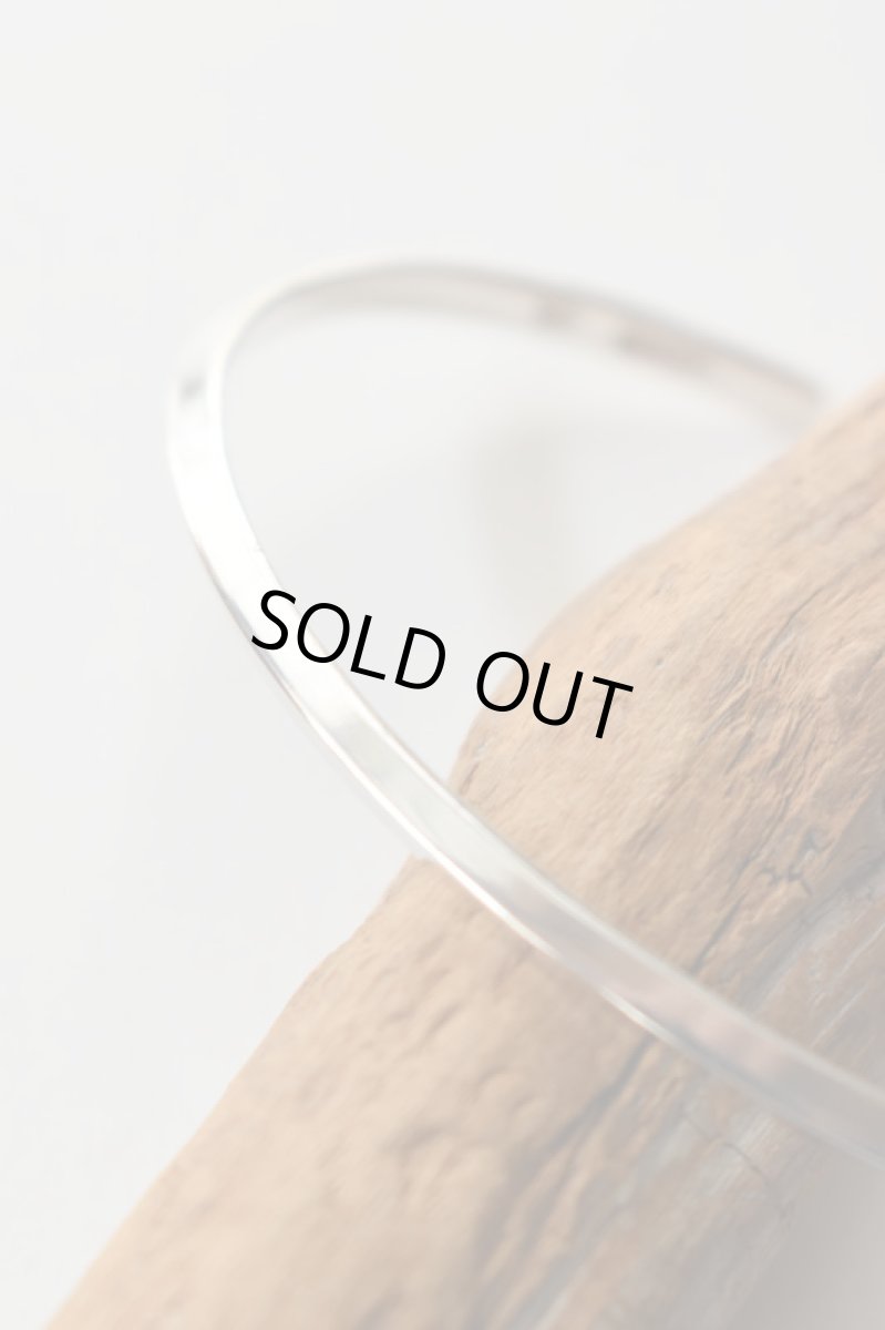 画像3: Ericka Nicolas Begay (エリッカニコラスビゲイ) Triangle Plain Bangle (3)